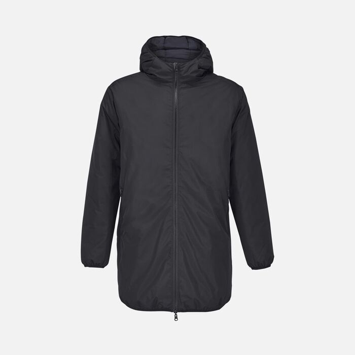 Куртка-парка унисекс Reverse, черная, размер 3XL