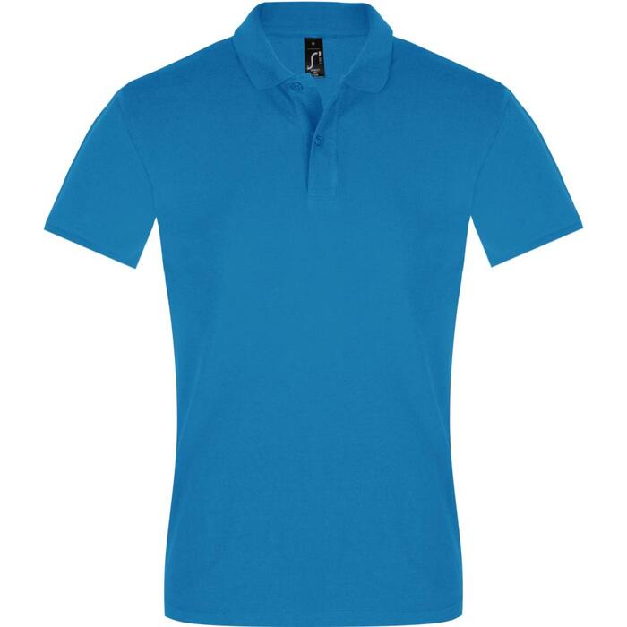 Рубашка поло мужская Perfect Men 180 бирюзовая, размер 3XL