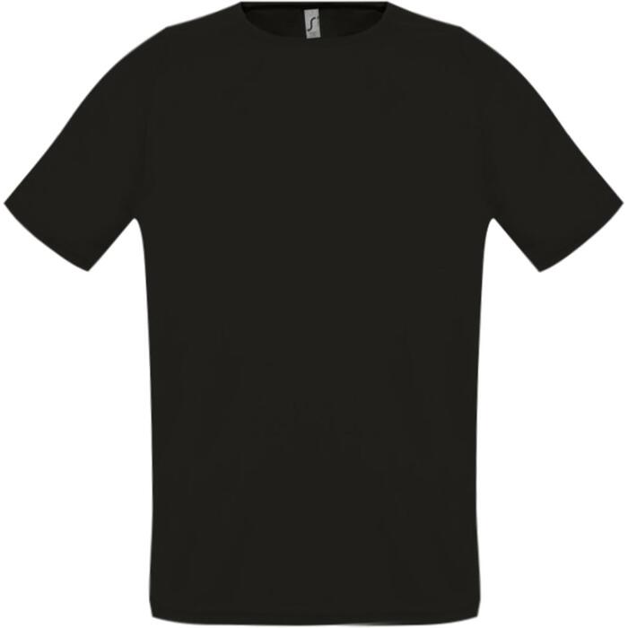 Футболка унисекс Sporty 140 черная, размер 3XL