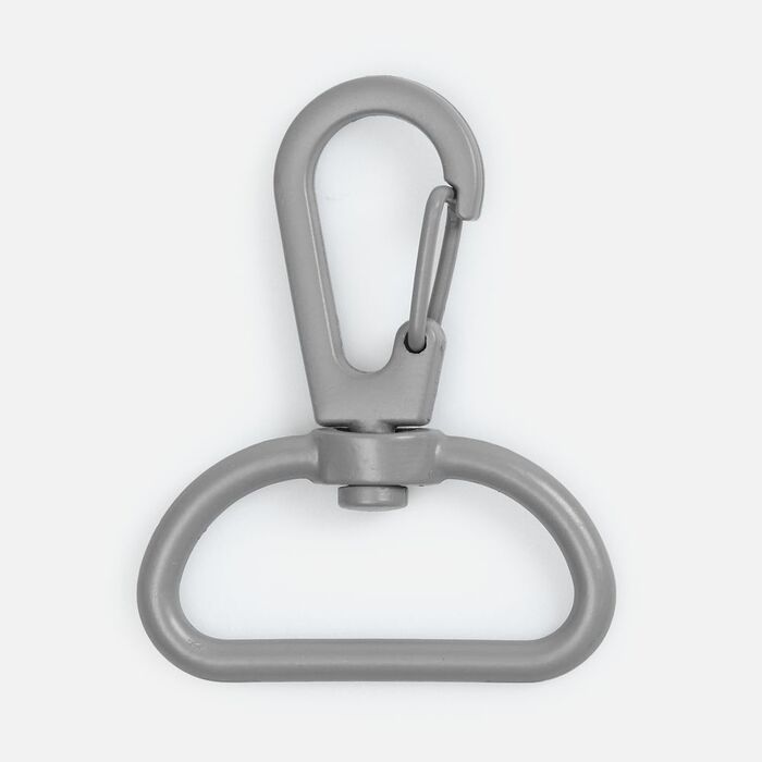 Застежка-карабин Snap Hook, L, серая