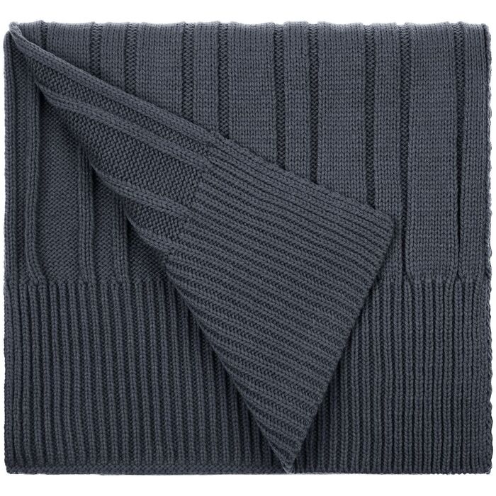 Шарф Knit Beat, серый (графит)