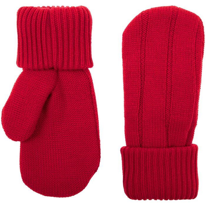 Варежки Knit Beat, красные, размер S/M