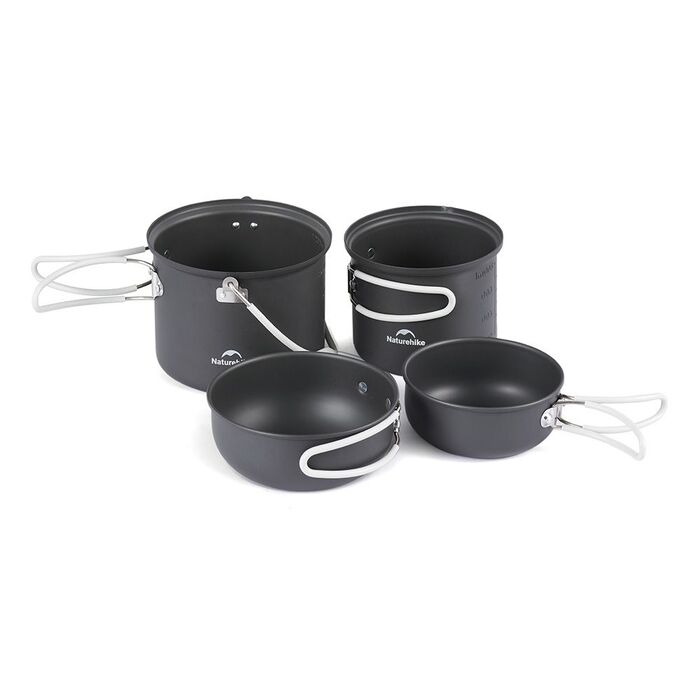 Набор посуды Naturehike NH18T018-G, серый