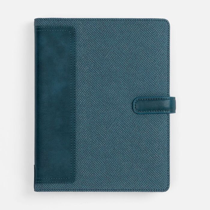Ежедневник-органайзер Twill, недатированный, синий