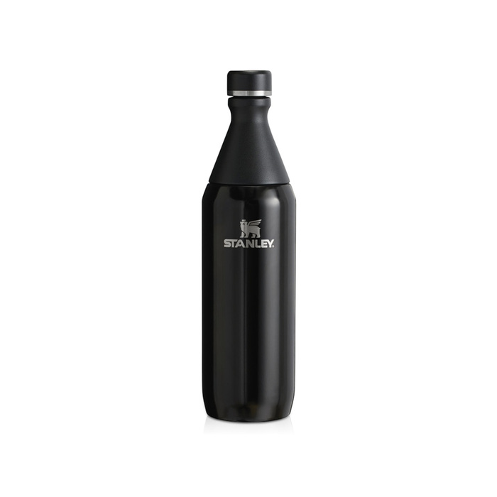 Бутылка для воды Stanley All Day Slim объемом 600 мл - черный глянцевый