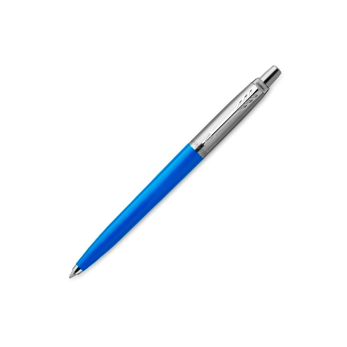 Шариковая ручка Parker Jotter ORIGINALS BLUE CT, стержень: M blue ЭКО-УПАКОВКА