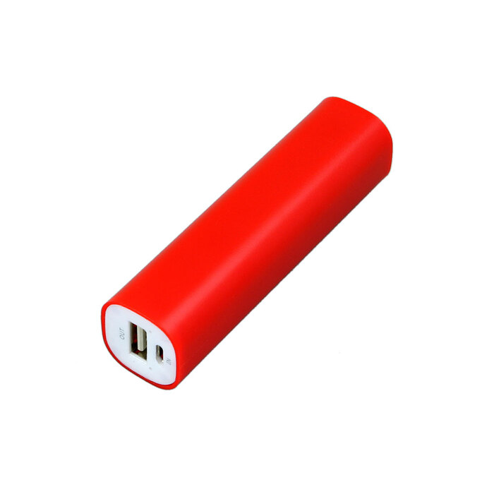 PB030 Универсальное зарядное устройство power bank  прямоугольной формы. 2200MAH. Красный