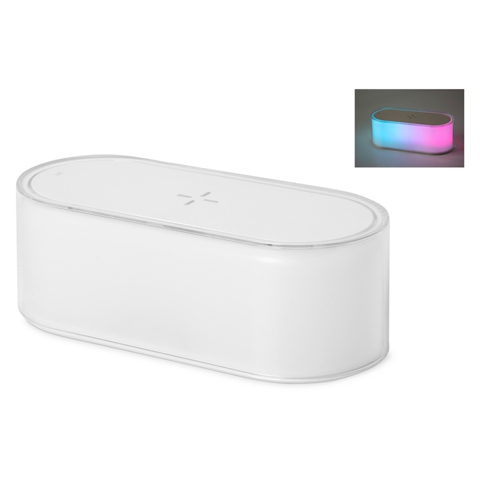 Ночник с беспроводной зарядкой и RGB подсветкой 