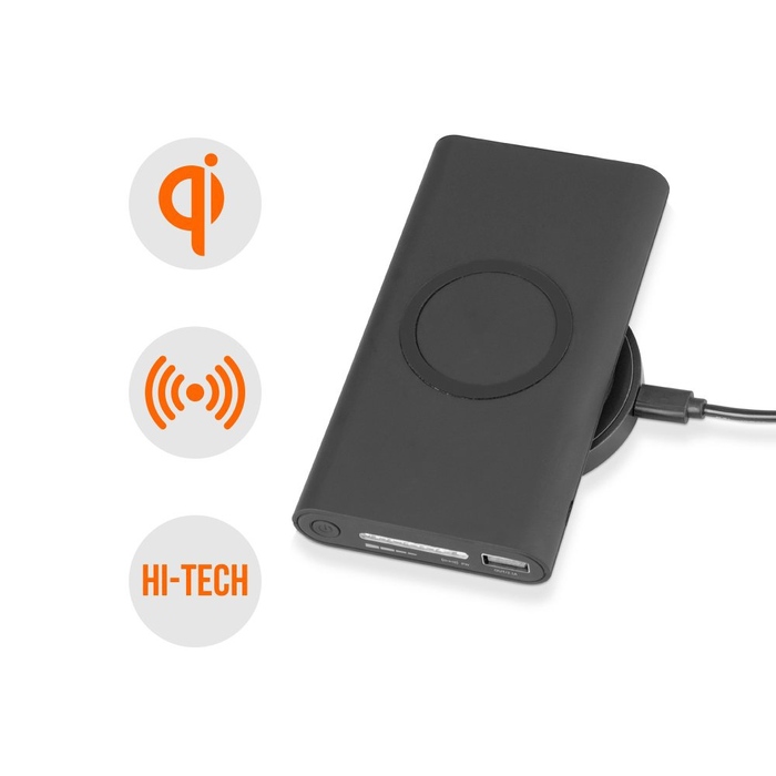 Портативный набор с беспроводным зарядным устройством (power bank) 