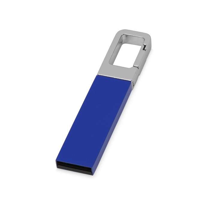 Флеш-карта USB 2.0 16 Gb с карабином 