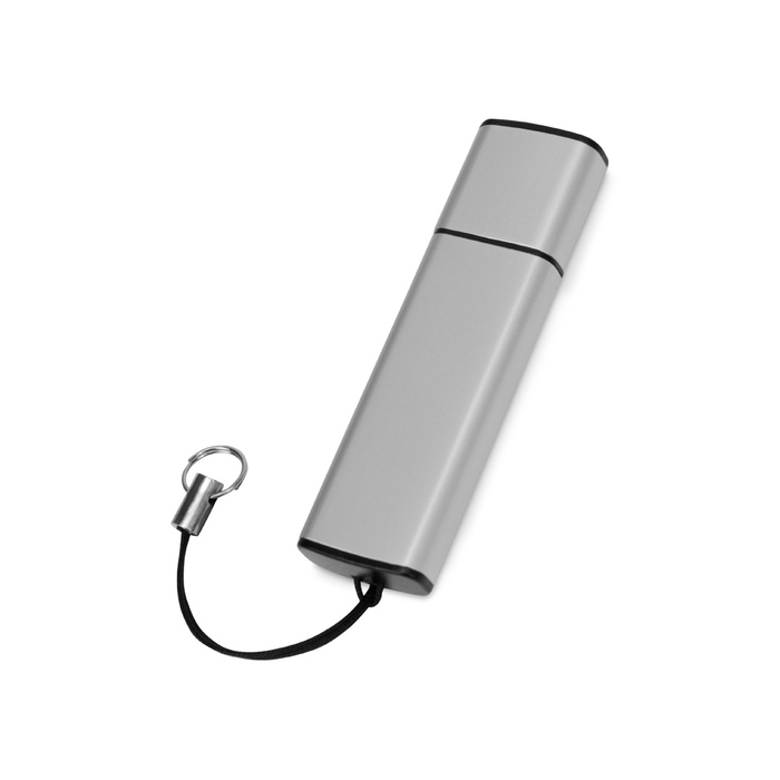 Флеш-карта USB 2.0 16 Gb металлическая с колпачком 