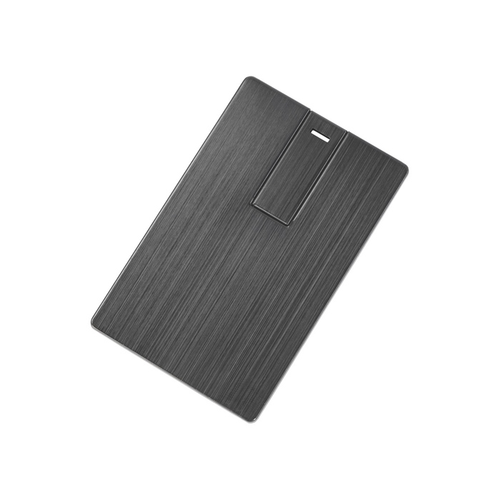 Флеш-карта USB 2.0 16 Gb в виде металлической карты 