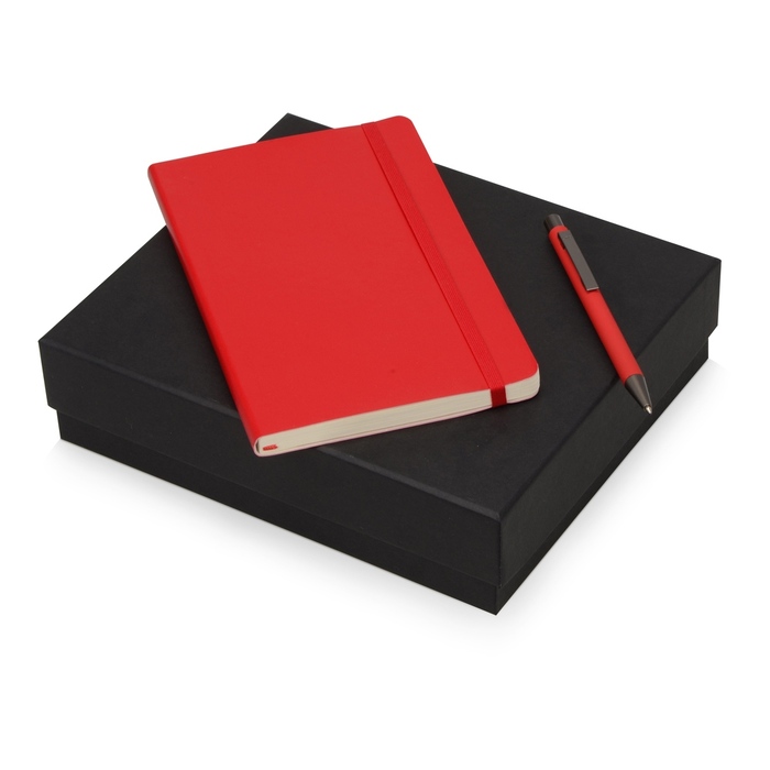 Подарочный набор Moleskine Van Gogh с блокнотом А5 Soft и ручкой, красный