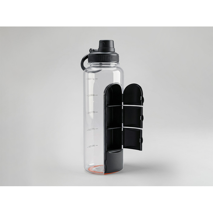 Бутылка для воды «Electrolyte», черный