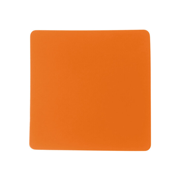 ПАТЧ КВАДРАТ soft-touch (оранжевый ) 5,5 х 5,5 см
