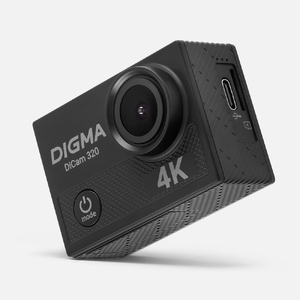 Экшн-камера Digma DiCam 320, черная