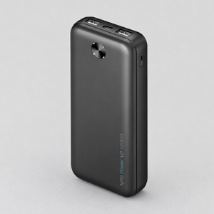 Внешний АКБ NRG Power V2 10000 мА-ч, 2A, 2xUSB, черный, Deppa
