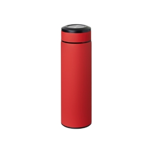 Вакуумный термос "Vacuum Flask C1", soft touch, 420мл, красный