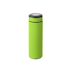Вакуумный термос "Vacuum Flask C1", soft touch, 420мл, зеленое яблоко