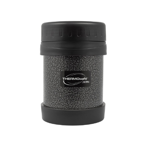 Термос из нерж. стали для еды тм ThermoCafe HAMJNL-350FJ Hammertone Coating, 0.35L, серый