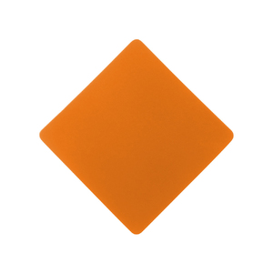 ПАТЧ РОМБ soft-touch (оранжевый) 7,6 х 7,6 см