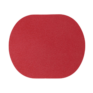 ПАТЧ ОВАЛ nubuk (красный) 6,0 х 5,0 см